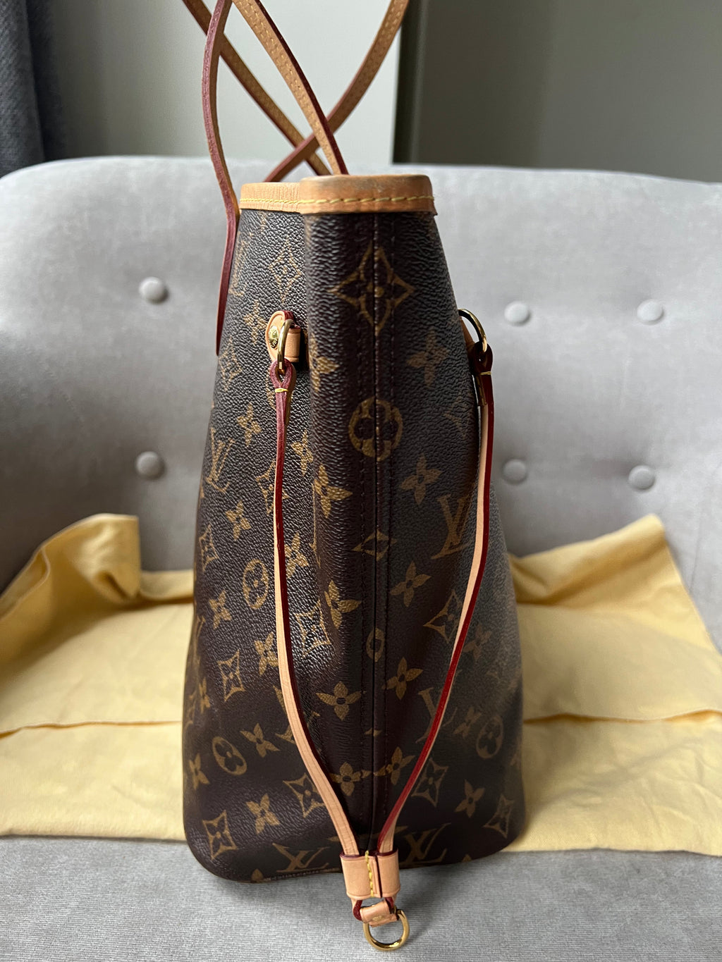 Louis Vuitton Neverfull MM Monogram Red (RRP £1,410)