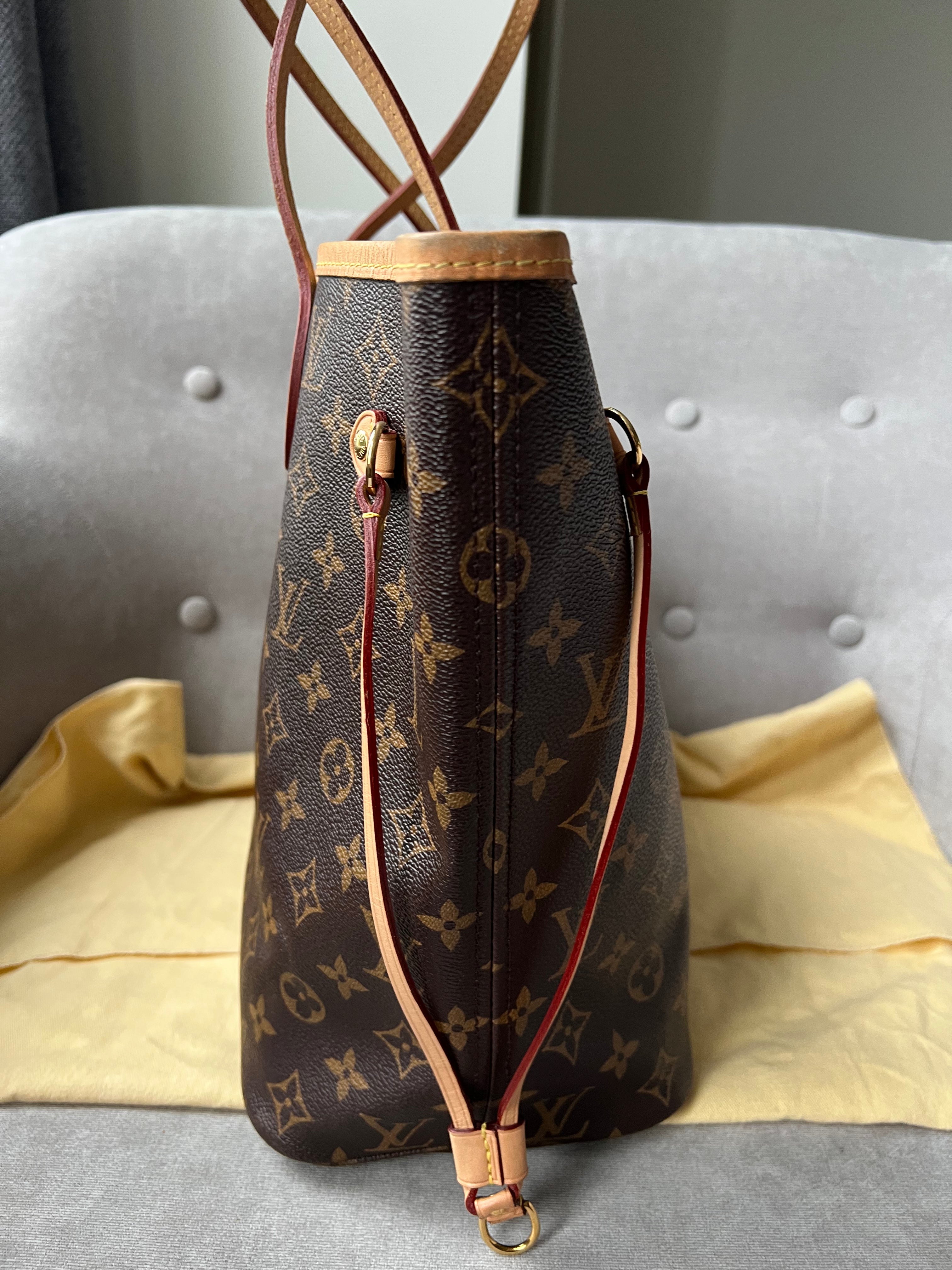 Louis Vuitton Neverfull MM Monogram Red (RRP £1,410)
