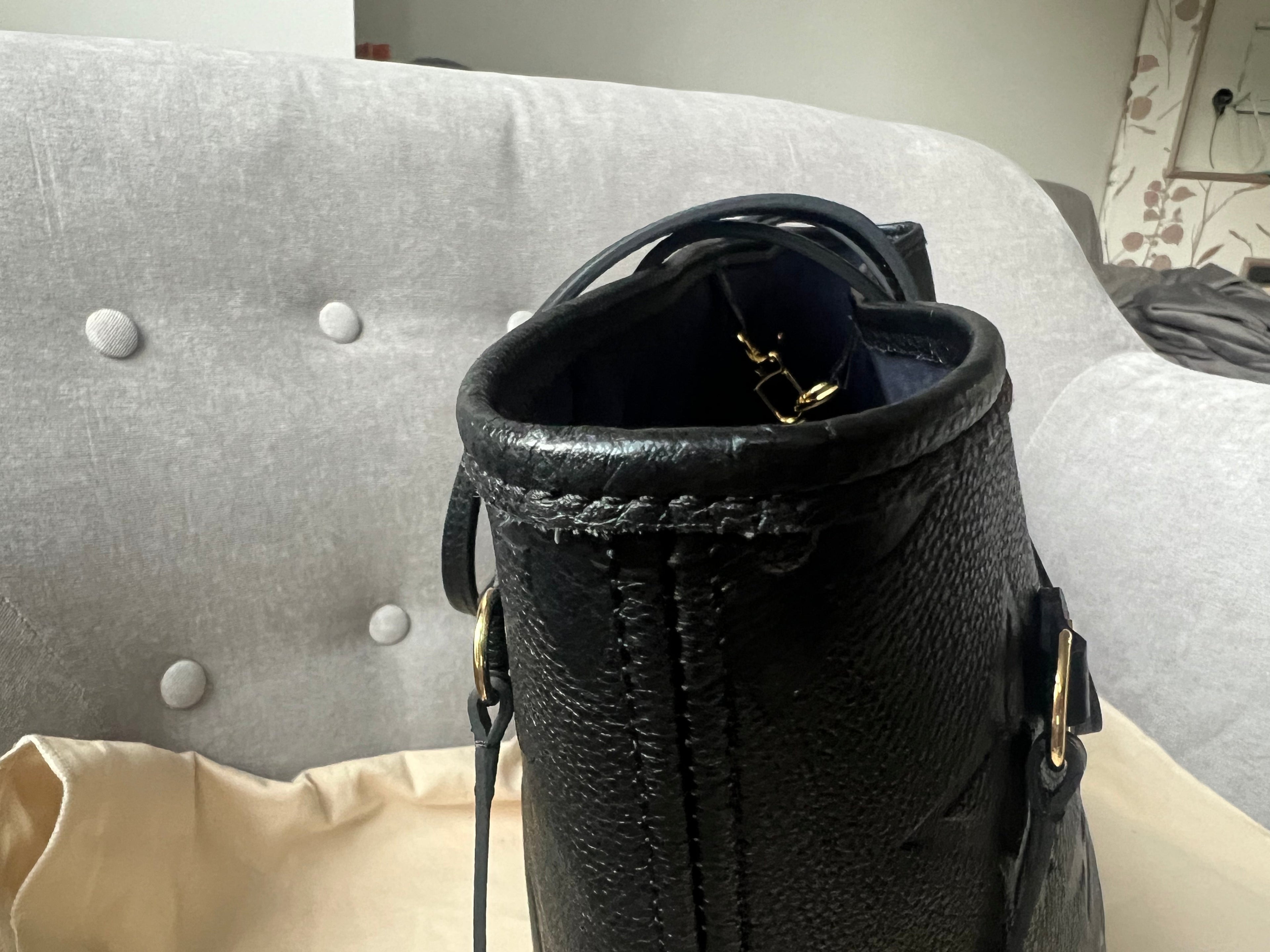Louis Vuitton Neverfull MM Black Empreinte (RRP £1,940)