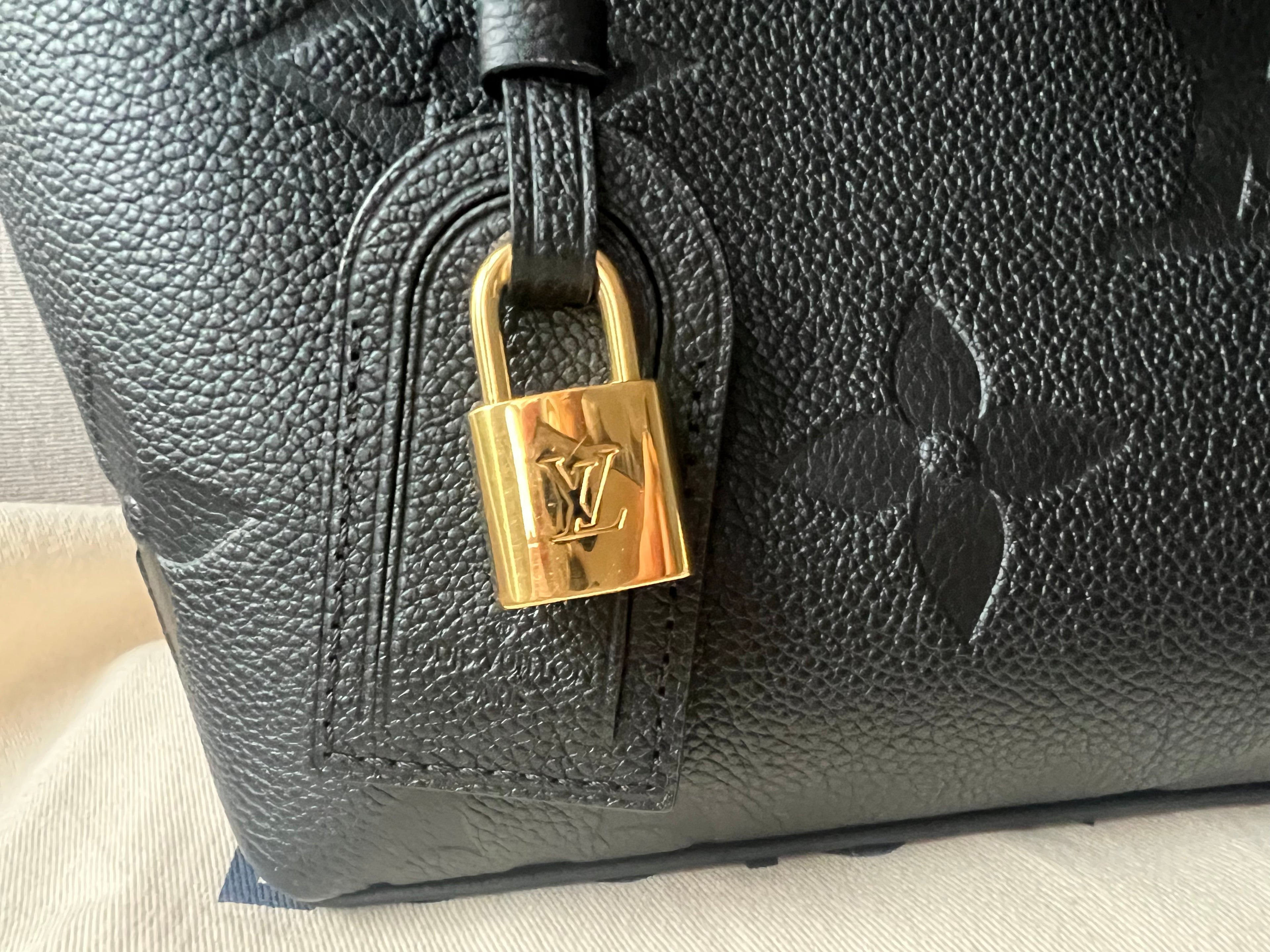 Louis Vuitton Petit Palais Black Empreinte (RRP £2,290)