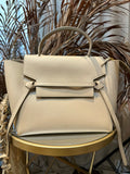 Celine Mini Belt in Grained Calfskin Light Taupe