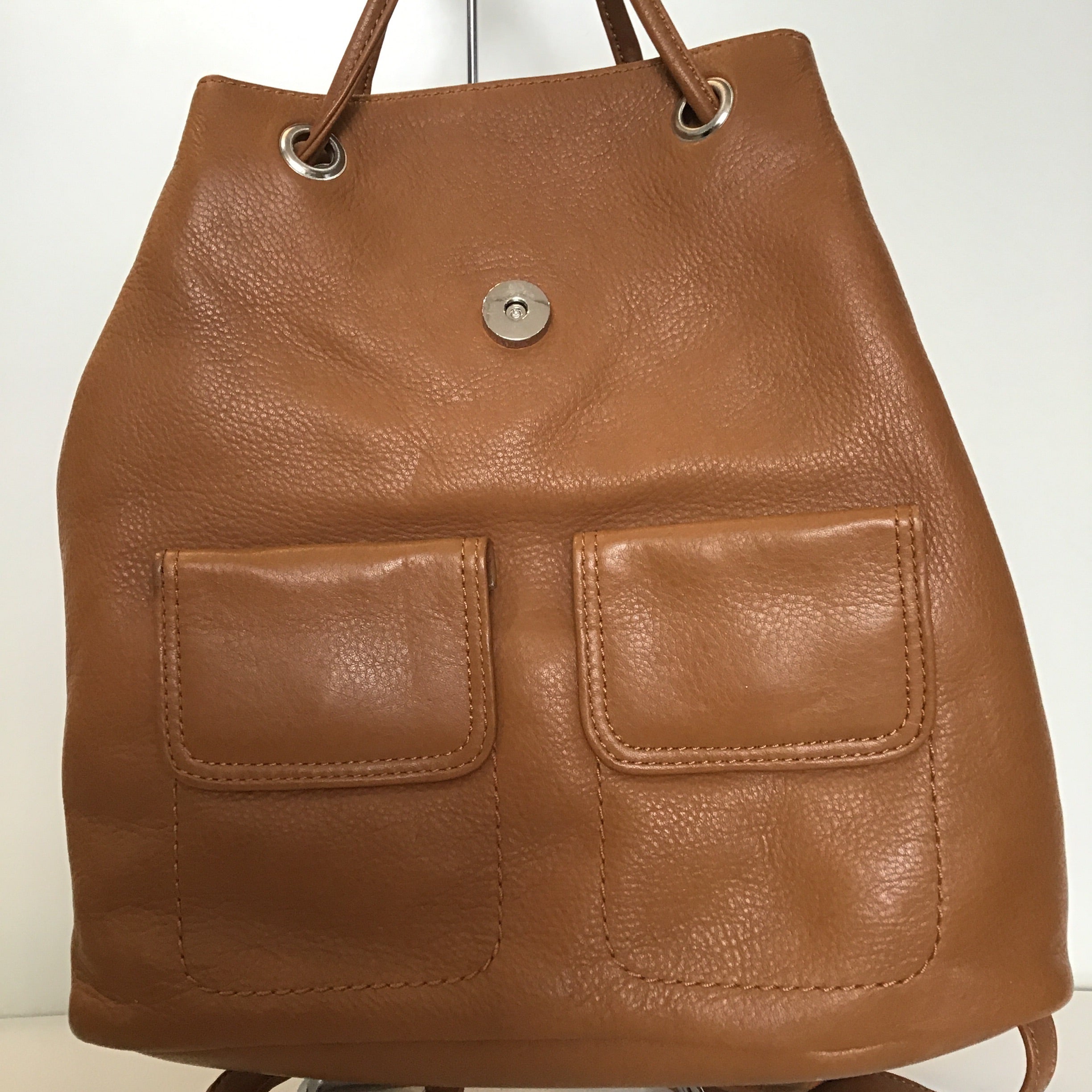 GIANI BERNINI Brown/Tan Mini Backpack