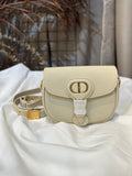 Dior Bobby Bag Beige Grained Calfskin Small