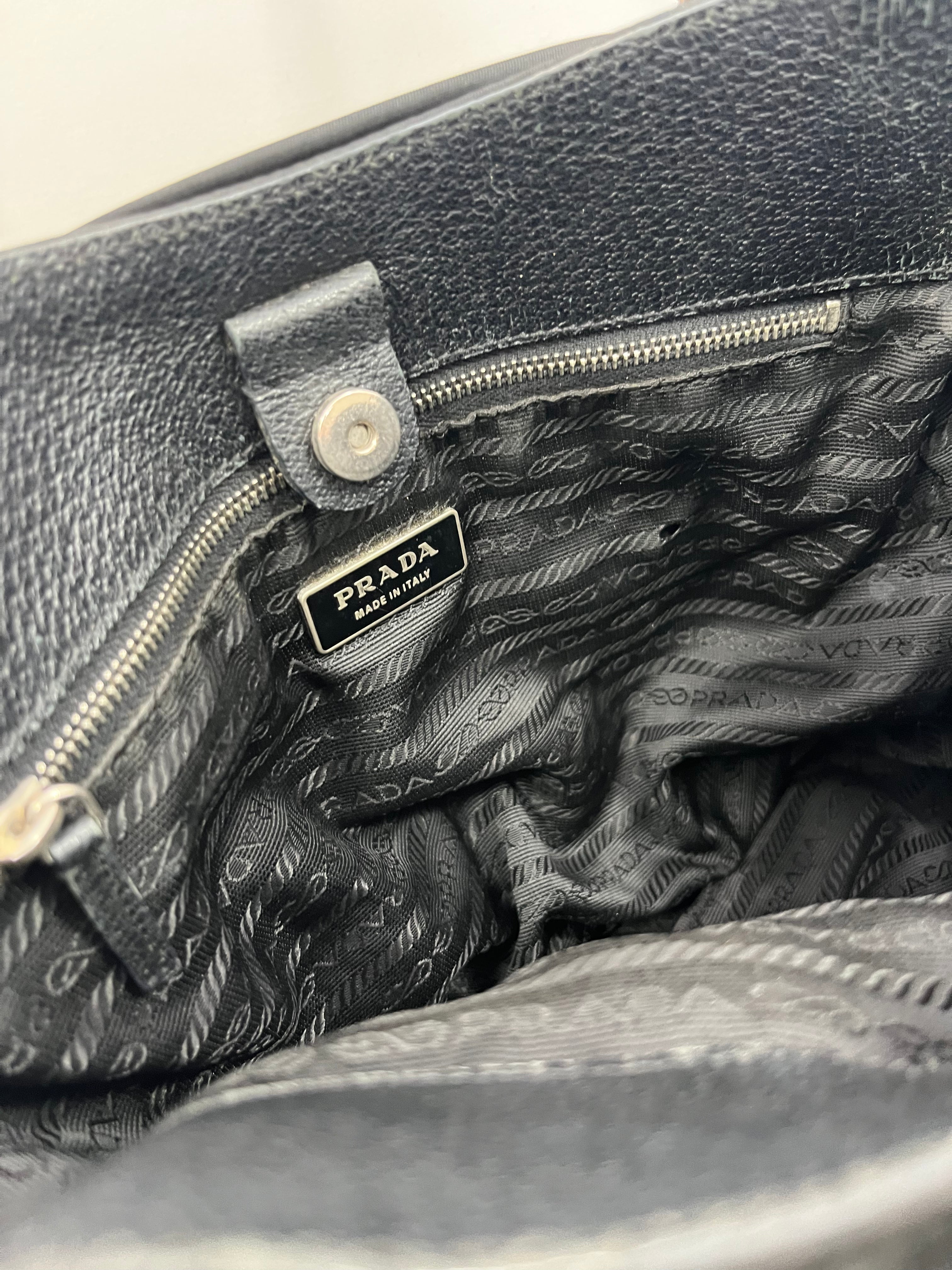 Prada Sort Skuldertaske