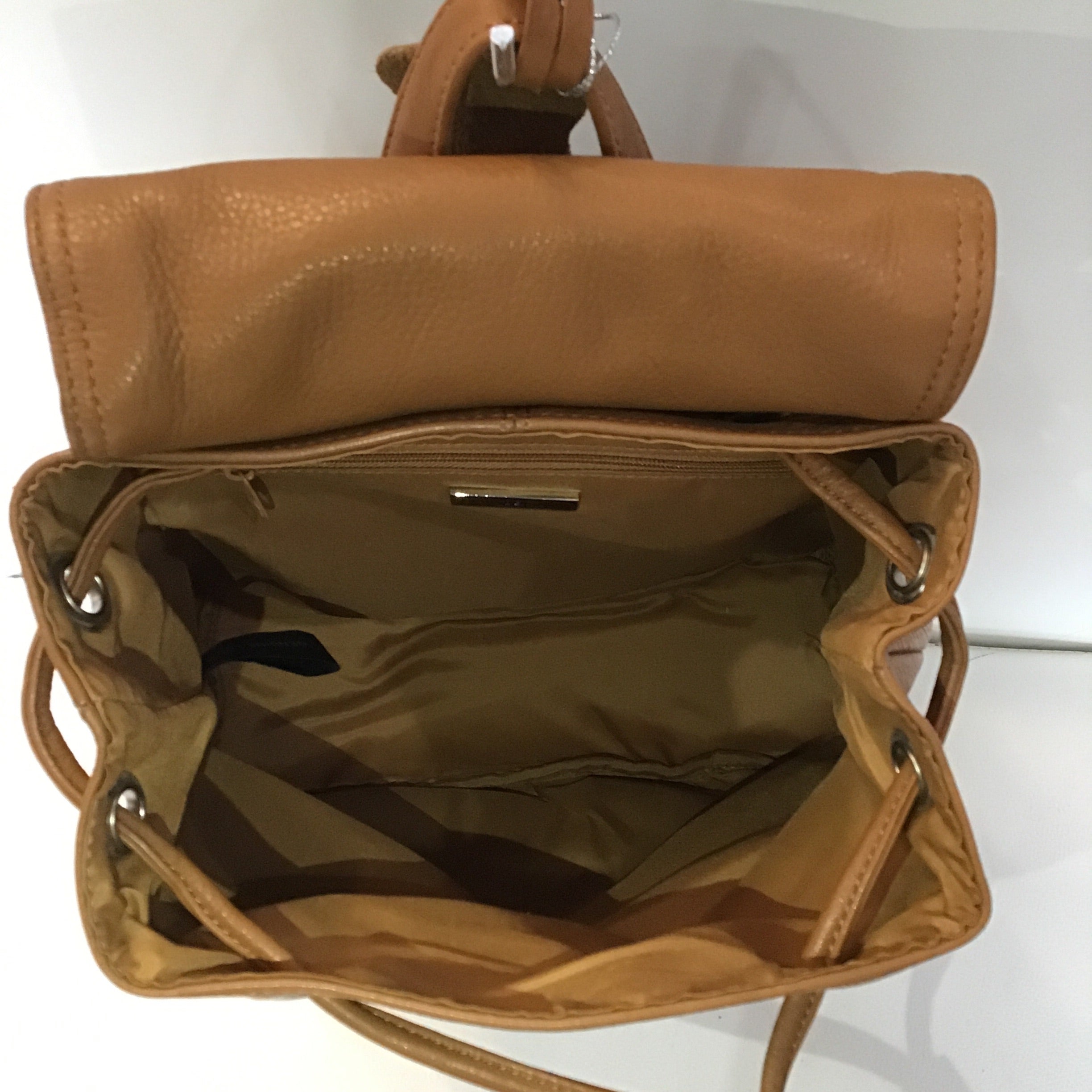 GIANI BERNINI Brown/Tan Mini Backpack