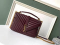 YSL College Medium Quilted leather Bag