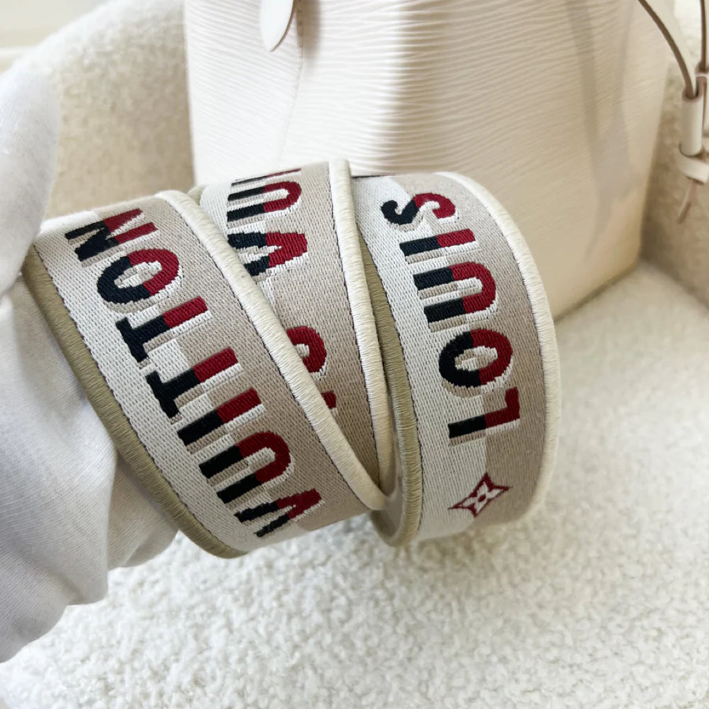 LV Neonoe BB Bucket Bag in Ivory Epi Leather SHW