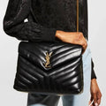 SAINT LAURENT Loulou Medium leather shoulder bag