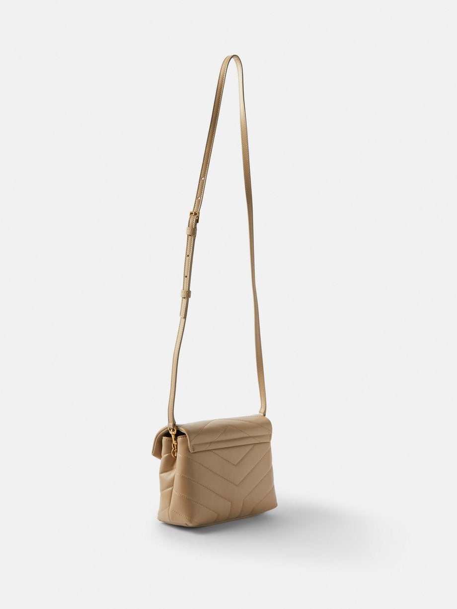 SAINT LAURENT Loulou Toy quilted-leather cross-body bag