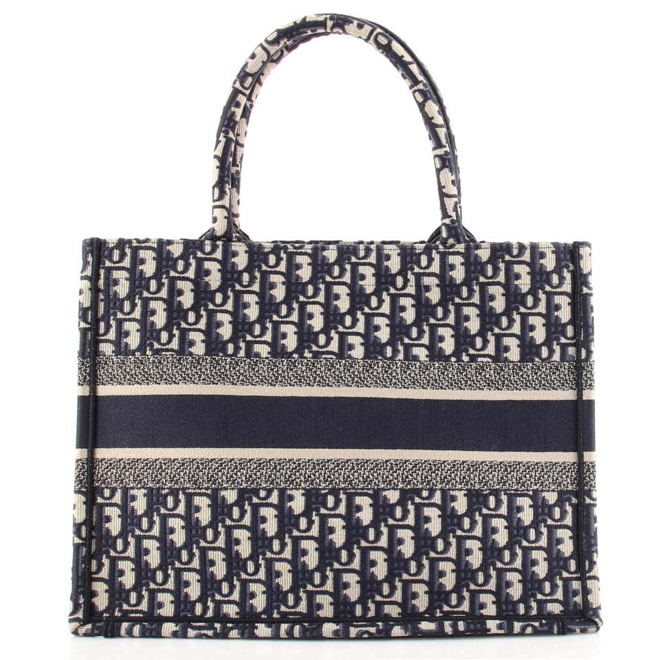 Christian Dior Book Tote Oblique Canvas Medium