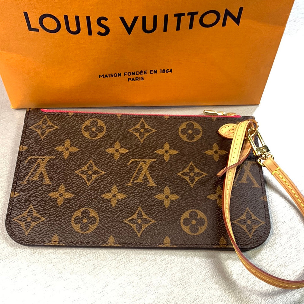 Louis Vuitton Neverfull Pochette Wristlet