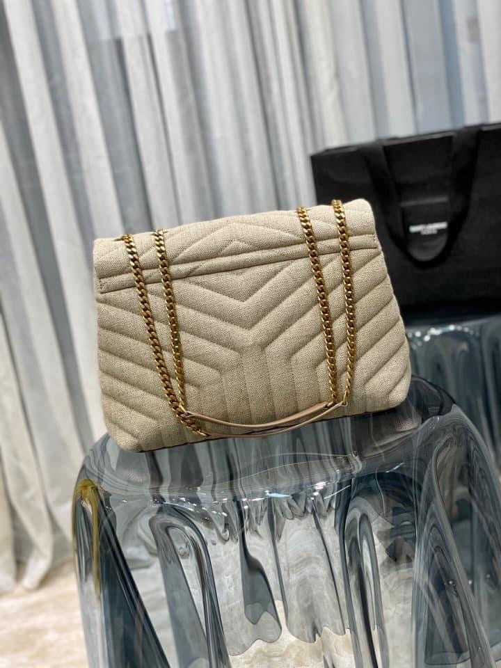 YSL College Medium Quilted Leather Bag