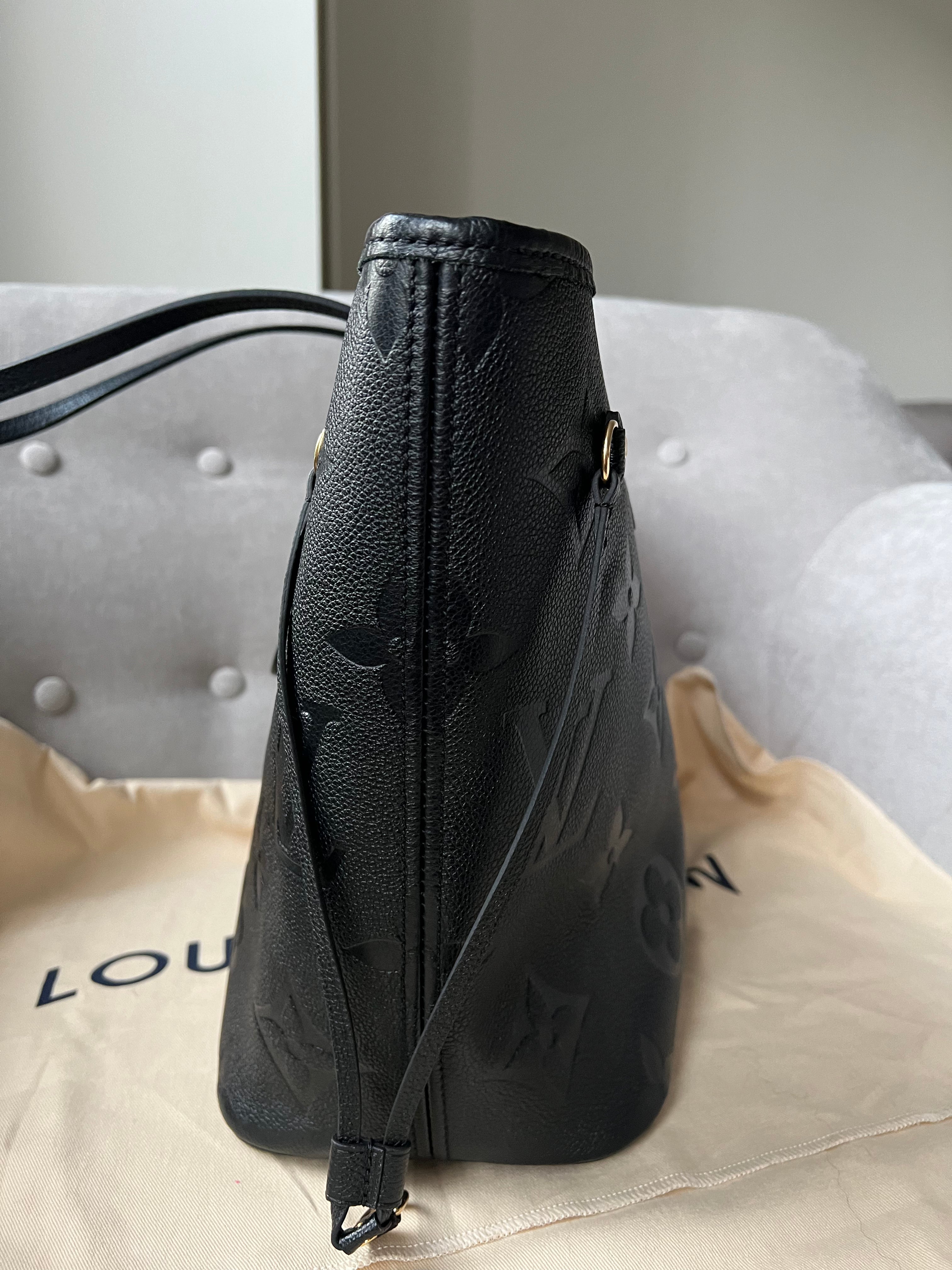 Louis Vuitton Neverfull MM Black Empreinte (RRP £1,940)