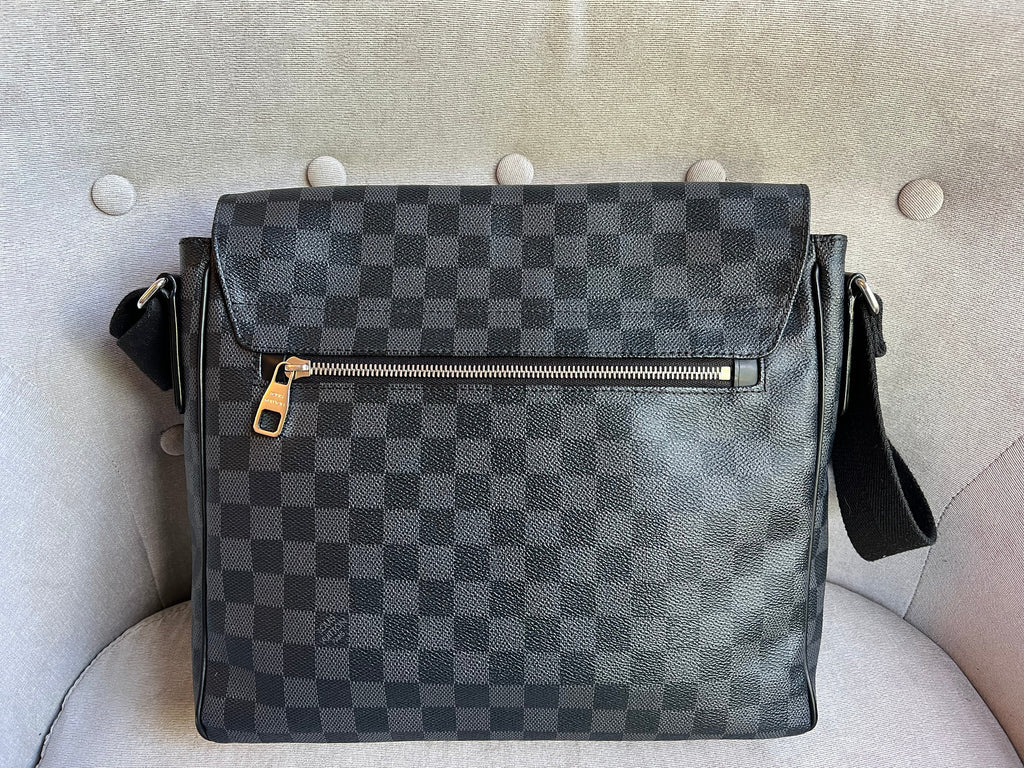 Louis Vuitton PM District Messenger Bag Damier Graphite