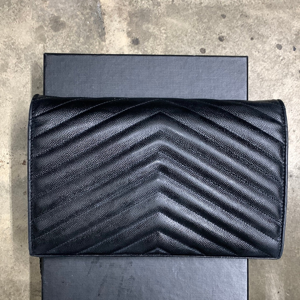 Saint Laurent Medium Monogram Chain Wallet Bag