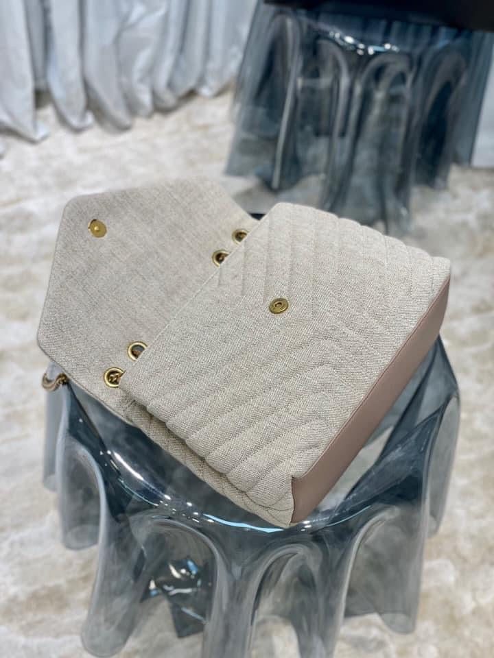 YSL College Medium Quilted Leather Bag