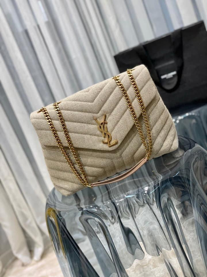YSL College Medium Quilted Leather Bag