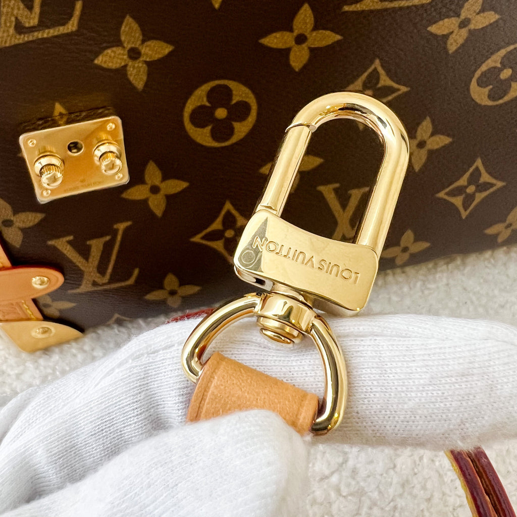 LV Side Trunk Bag in Monogram Canvas GHW