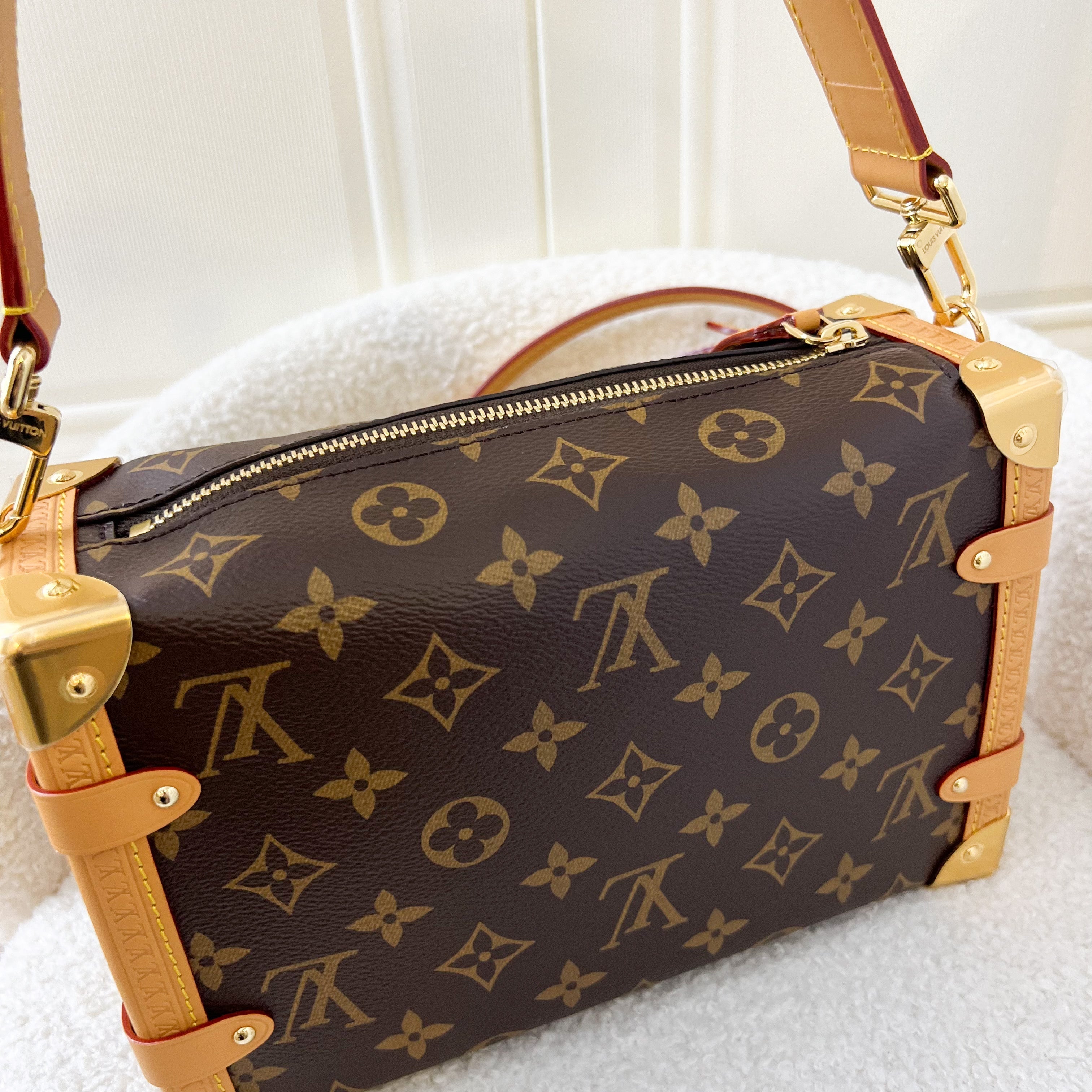 LV Side Trunk Bag in Monogram Canvas GHW