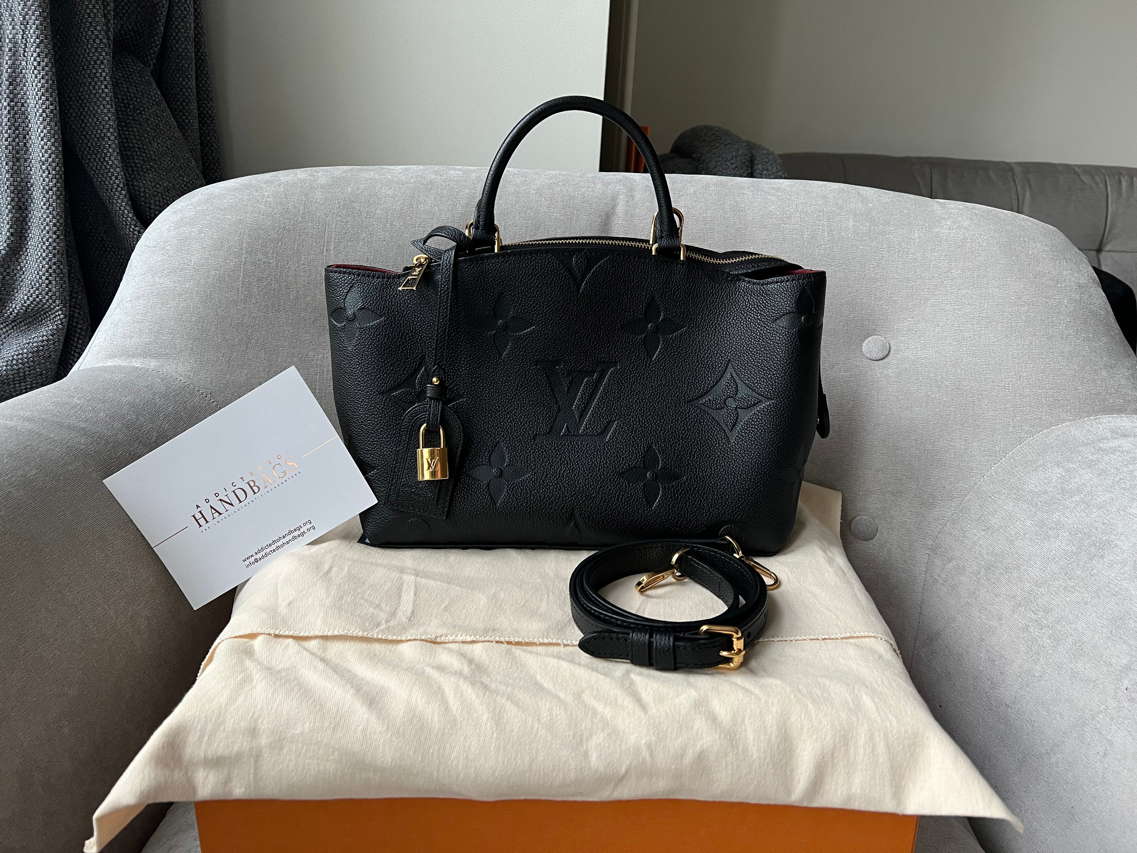 Louis Vuitton Petit Palais Black Empreinte (RRP £2,290)
