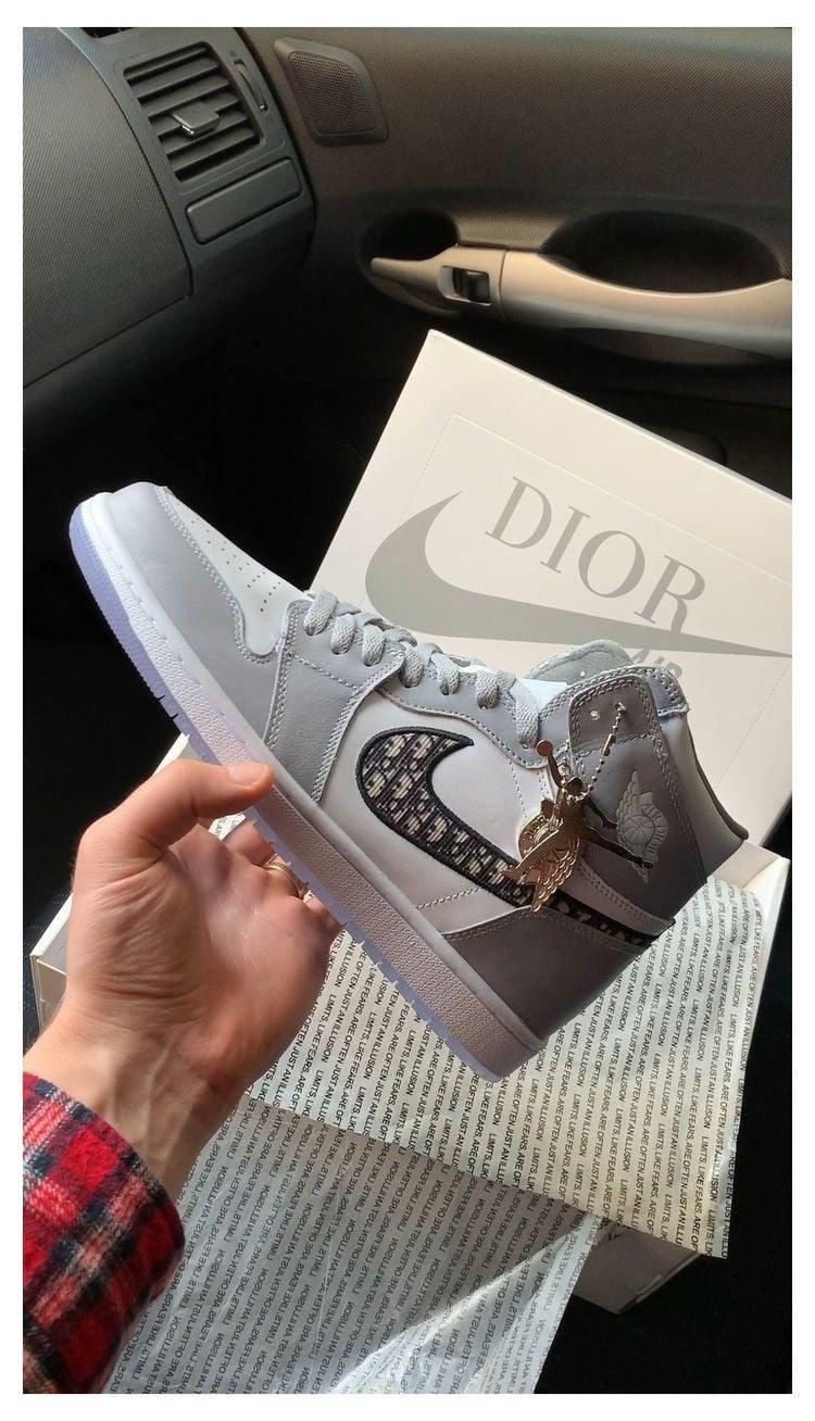 Designer GLAMIor x Air Jordan 1 High OG "Grey"AJ1 High Q