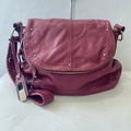 B. MAKOWSKY Leather Shoulder Bag Magenta