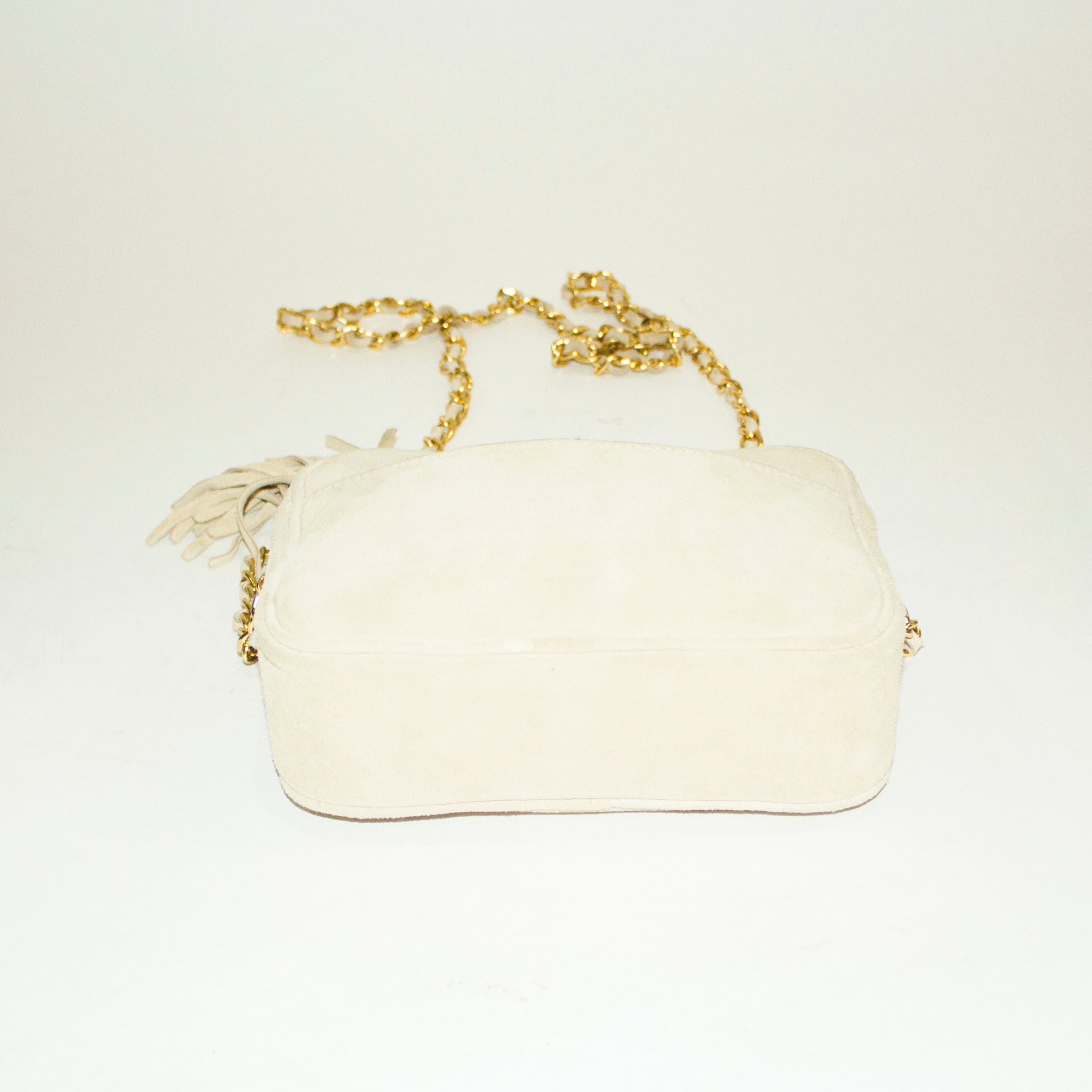 MONDI Cream and Gold Crossbody