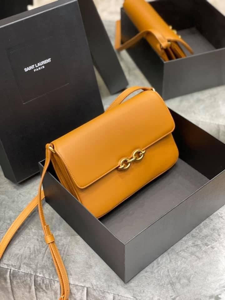 YSL Le Maillon Satchel Leather Bag