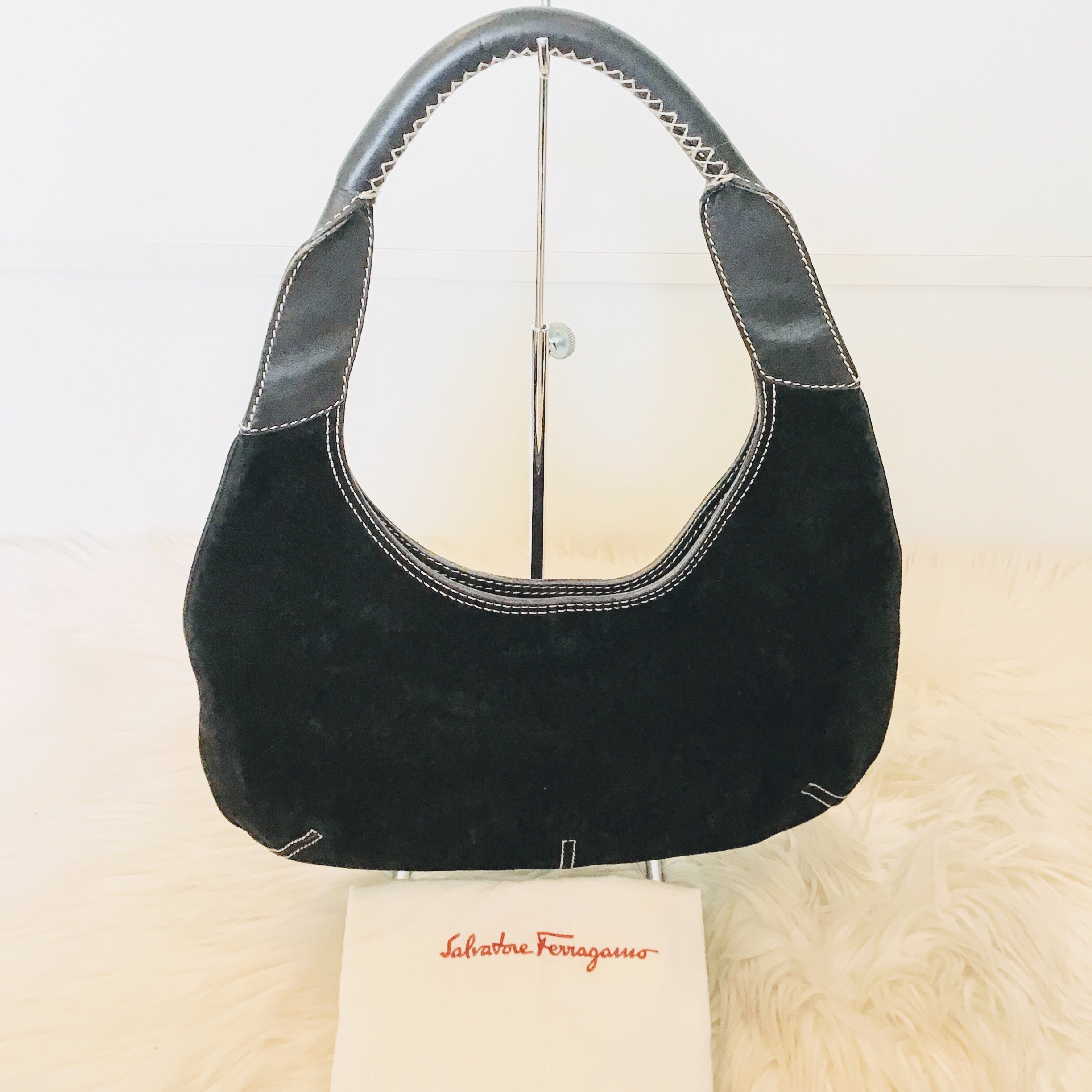 SALVATORE FERRAGAMO SHOULDER BAGUETTE