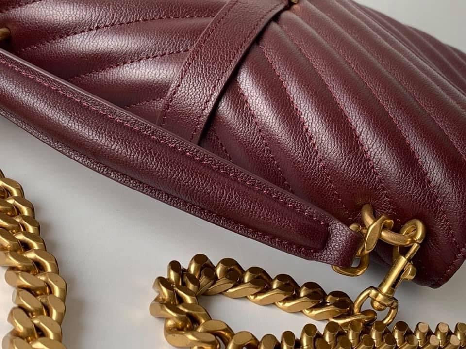 YSL College Medium Quilted leather Bag