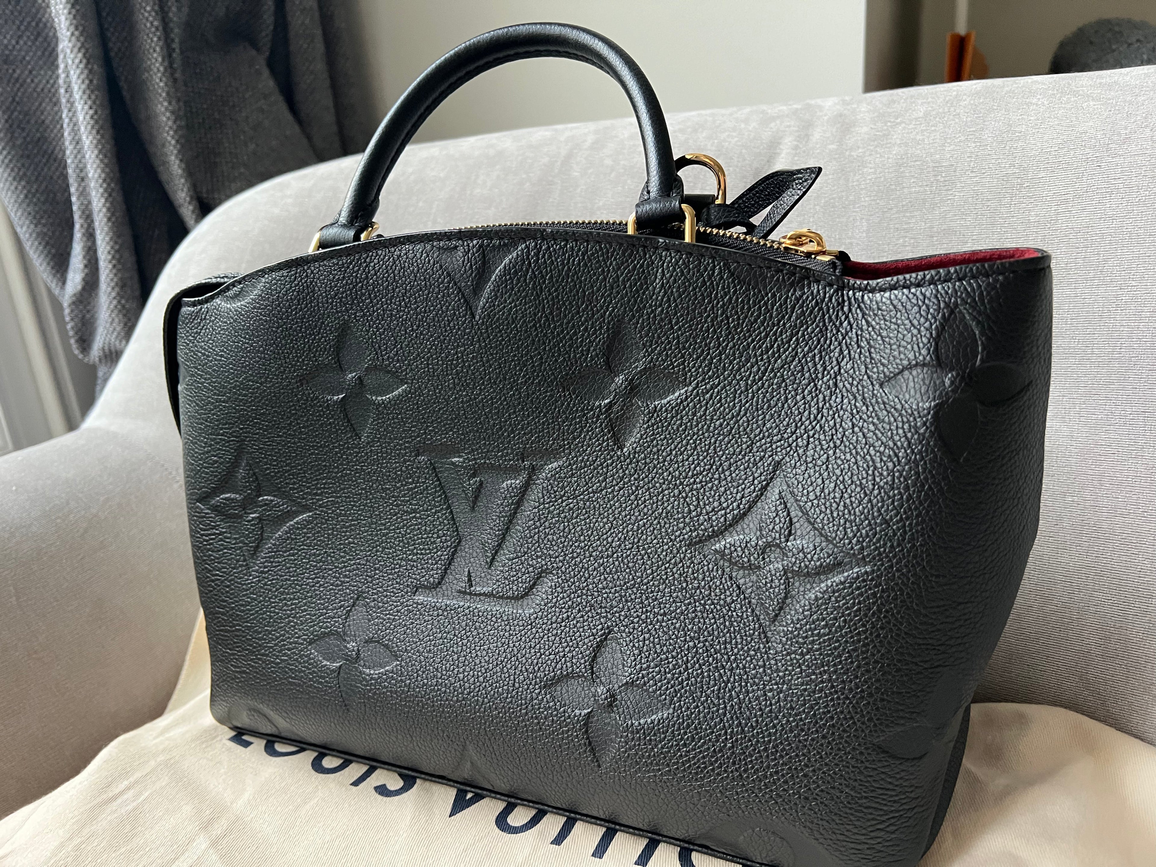 Louis Vuitton Petit Palais Black Empreinte (RRP £2,290)