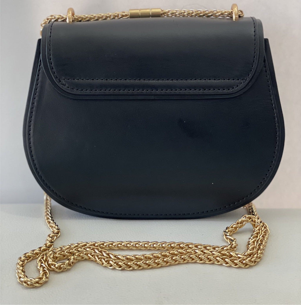 COCCINELLE Black Leather Violaine Minibag
