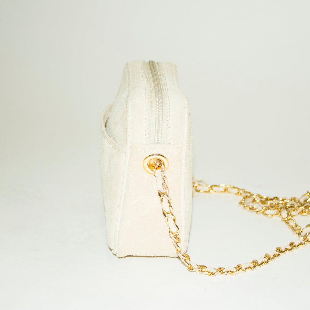 MONDI Cream and Gold Crossbody