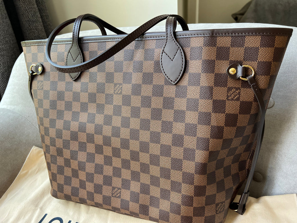 Louis Vuitton Neverfull MM Damier Ebene Cherry Interior (RRP £1,410)