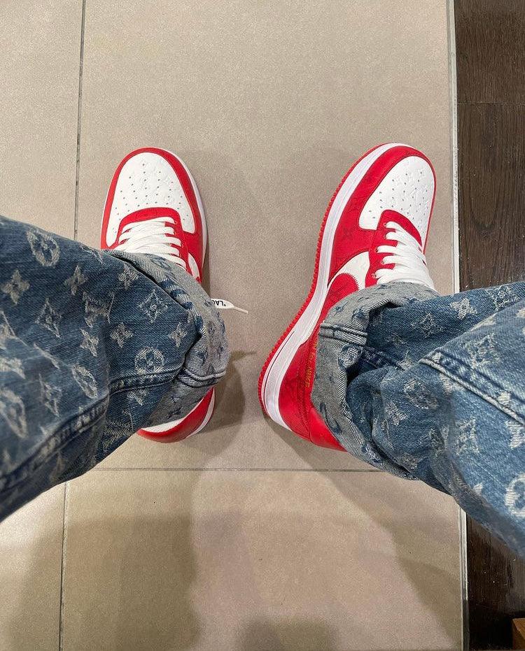Designer LV x NK Air ForGLAMI Monogram