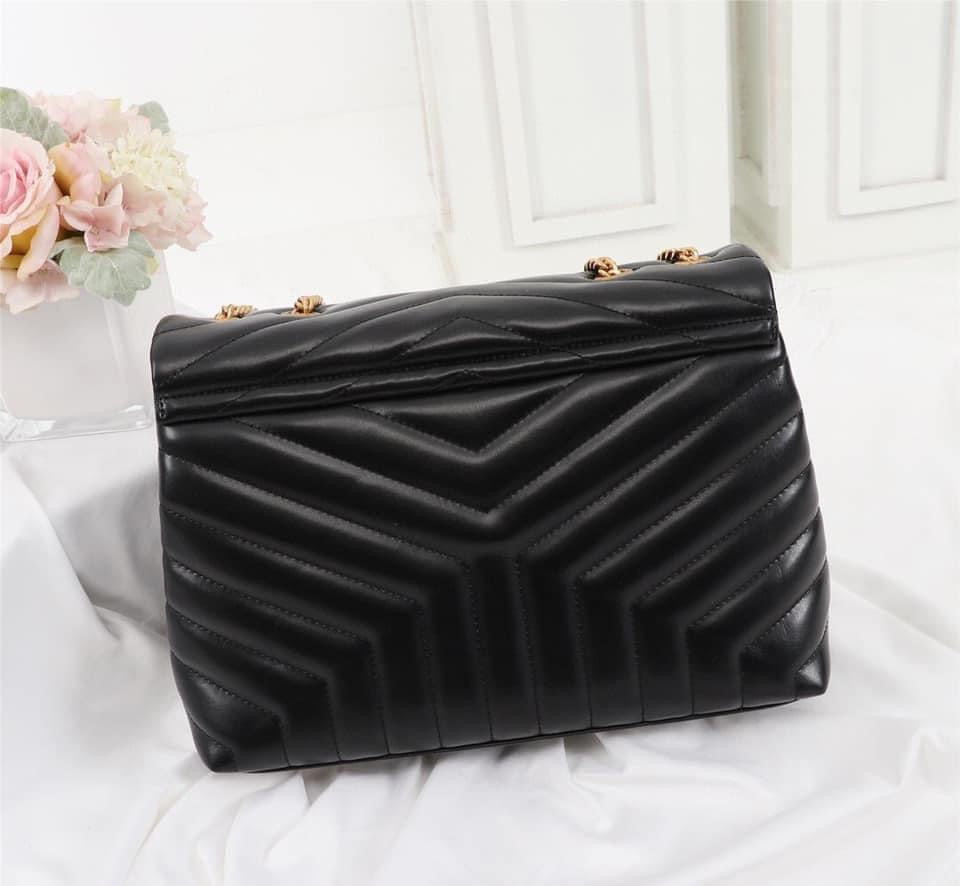 YSL College Medium Quilted Leather Bag