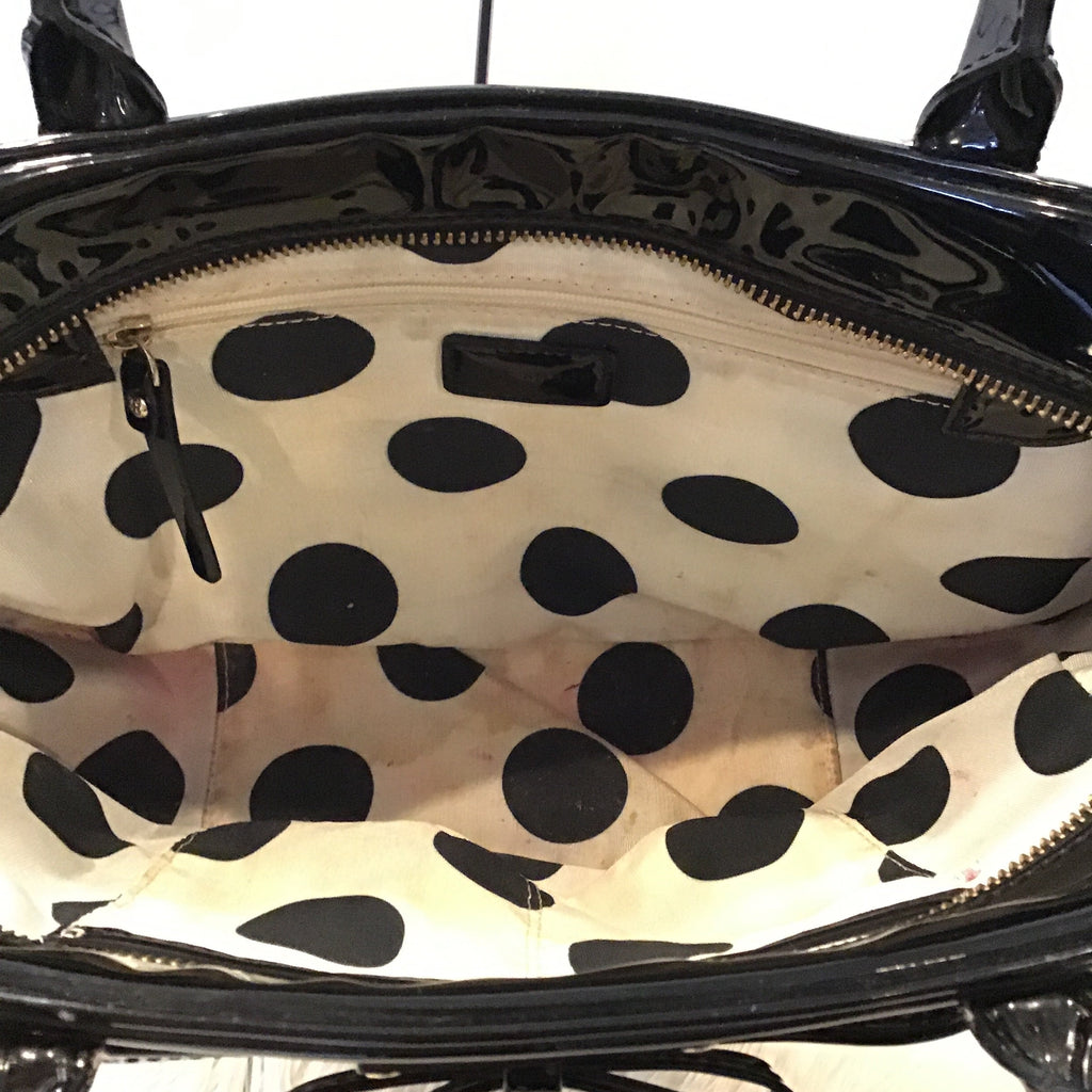 KATE SPADE Black Patent Leather Satchel
