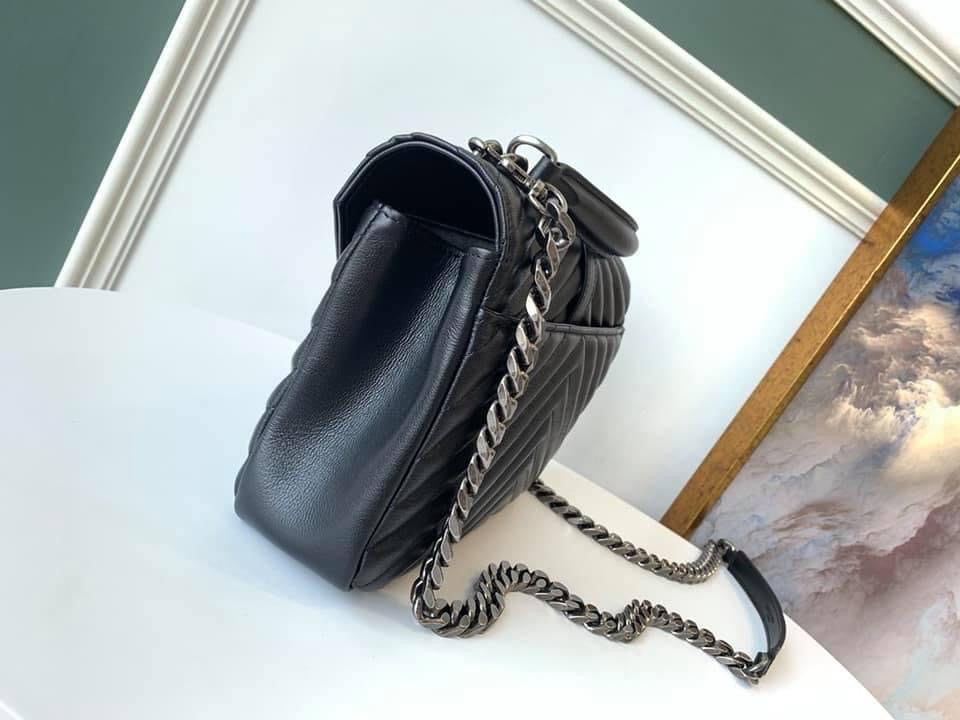 YSL College Medium Quilted leather Bag