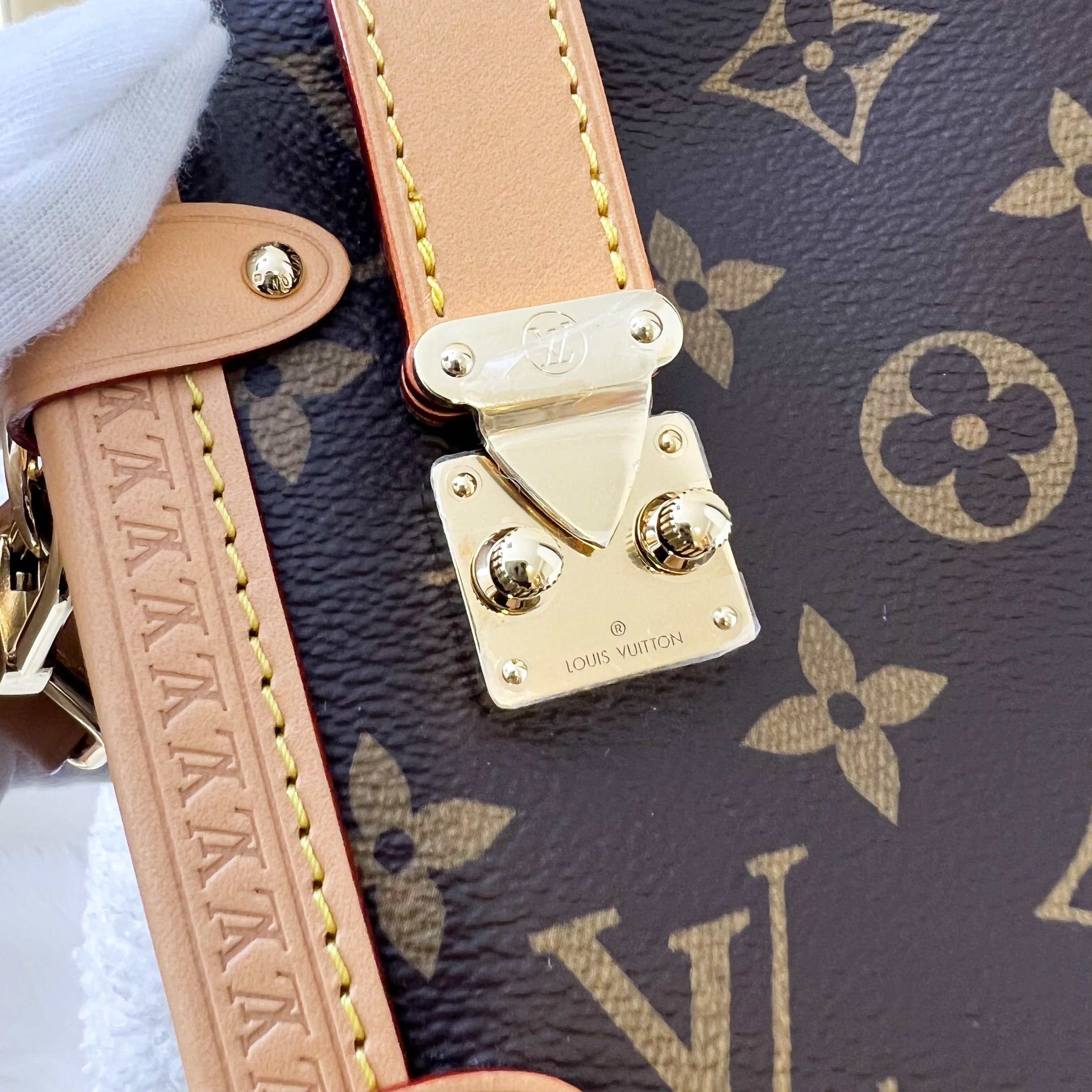 LV Side Trunk Bag in Monogram Canvas GHW