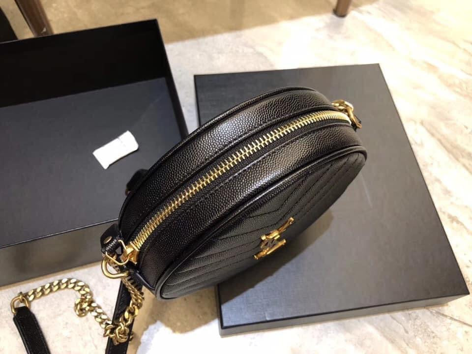 YSL Vinyle Round Camera Bag