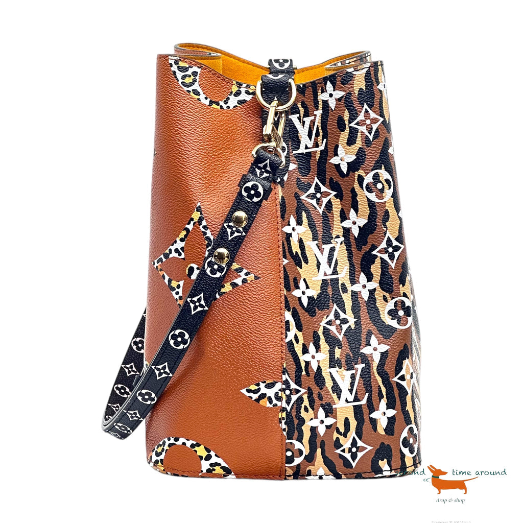 Louis Vuitton Monogram Giant Jungle NéoNoé Caramel Bag