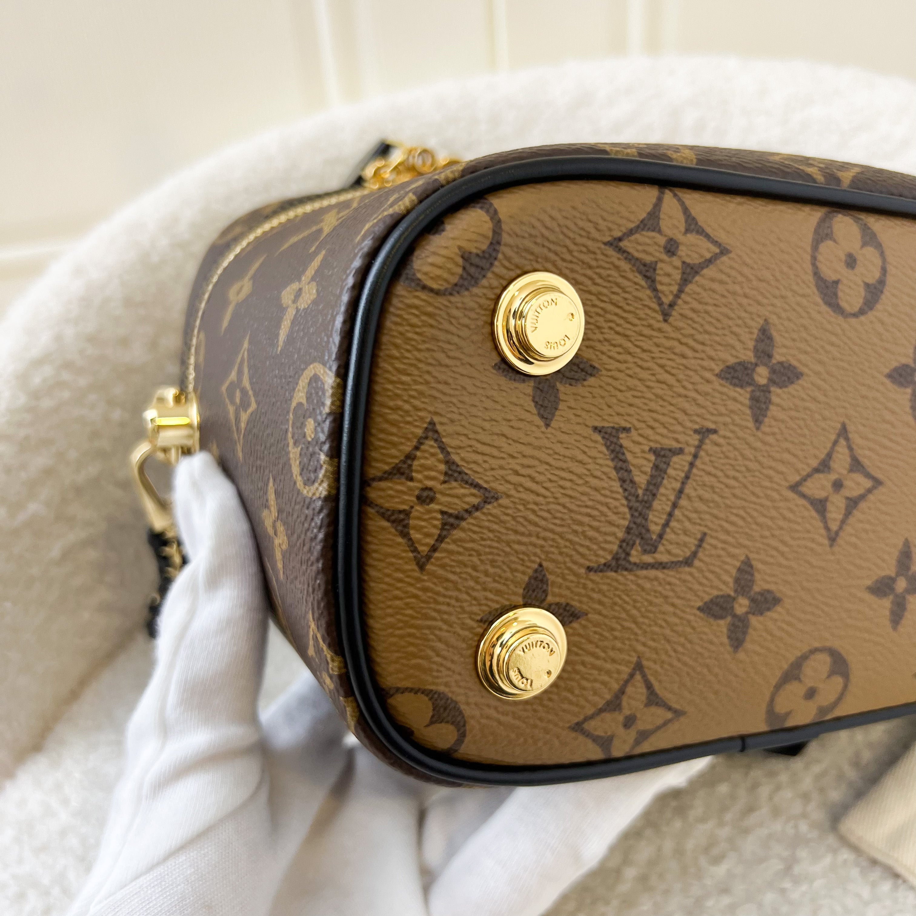 LV Vanity PM in Monogram Canvas, Black Calfskin Trim and GHW