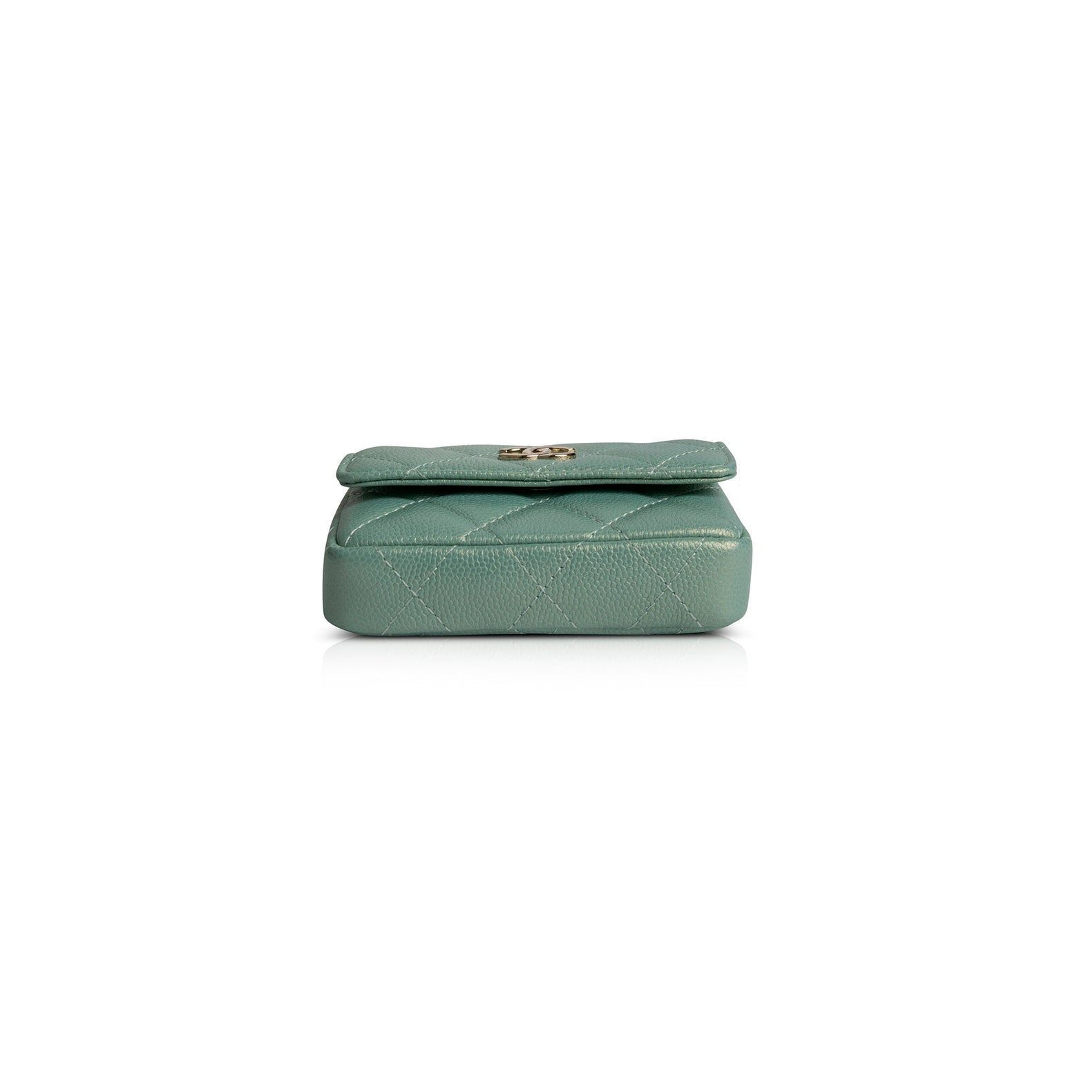 CHANEL 2021 CC Pearl Coin Purse with Chain