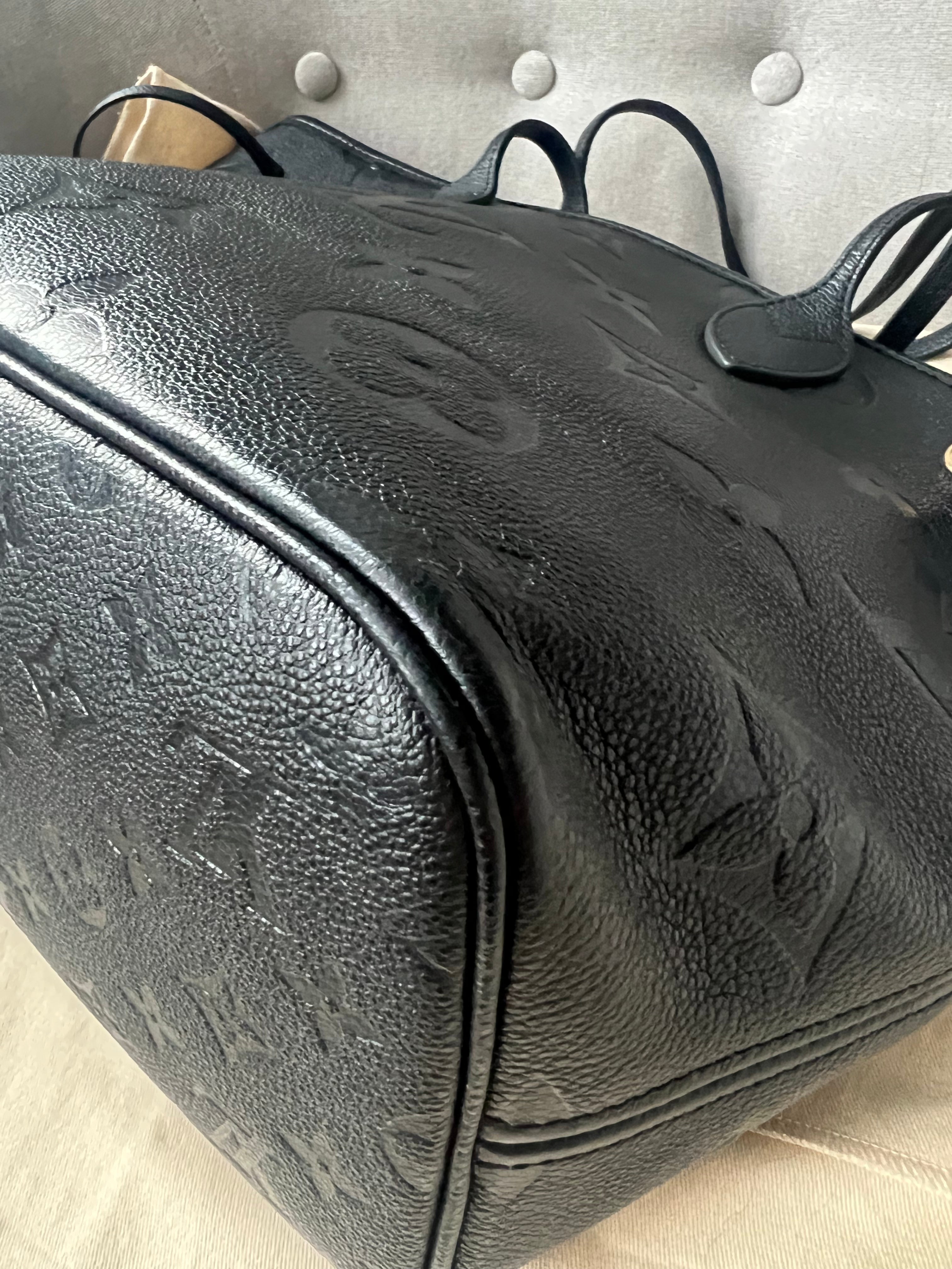 Louis Vuitton Neverfull MM Black Empreinte (RRP £1,940)