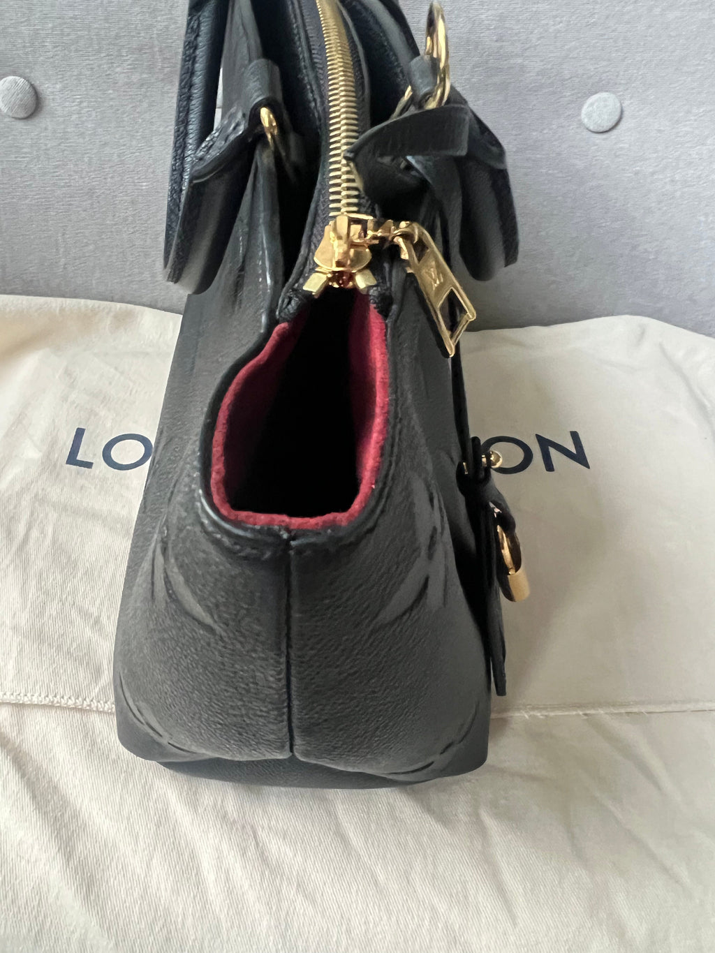 Louis Vuitton Petit Palais Black Empreinte (RRP £2,290)