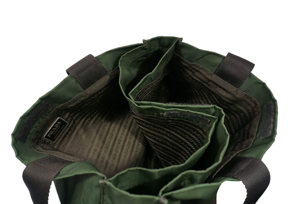 Prada ArmygrÃƒÆ’Ã‚Â¸n Skuldertaske