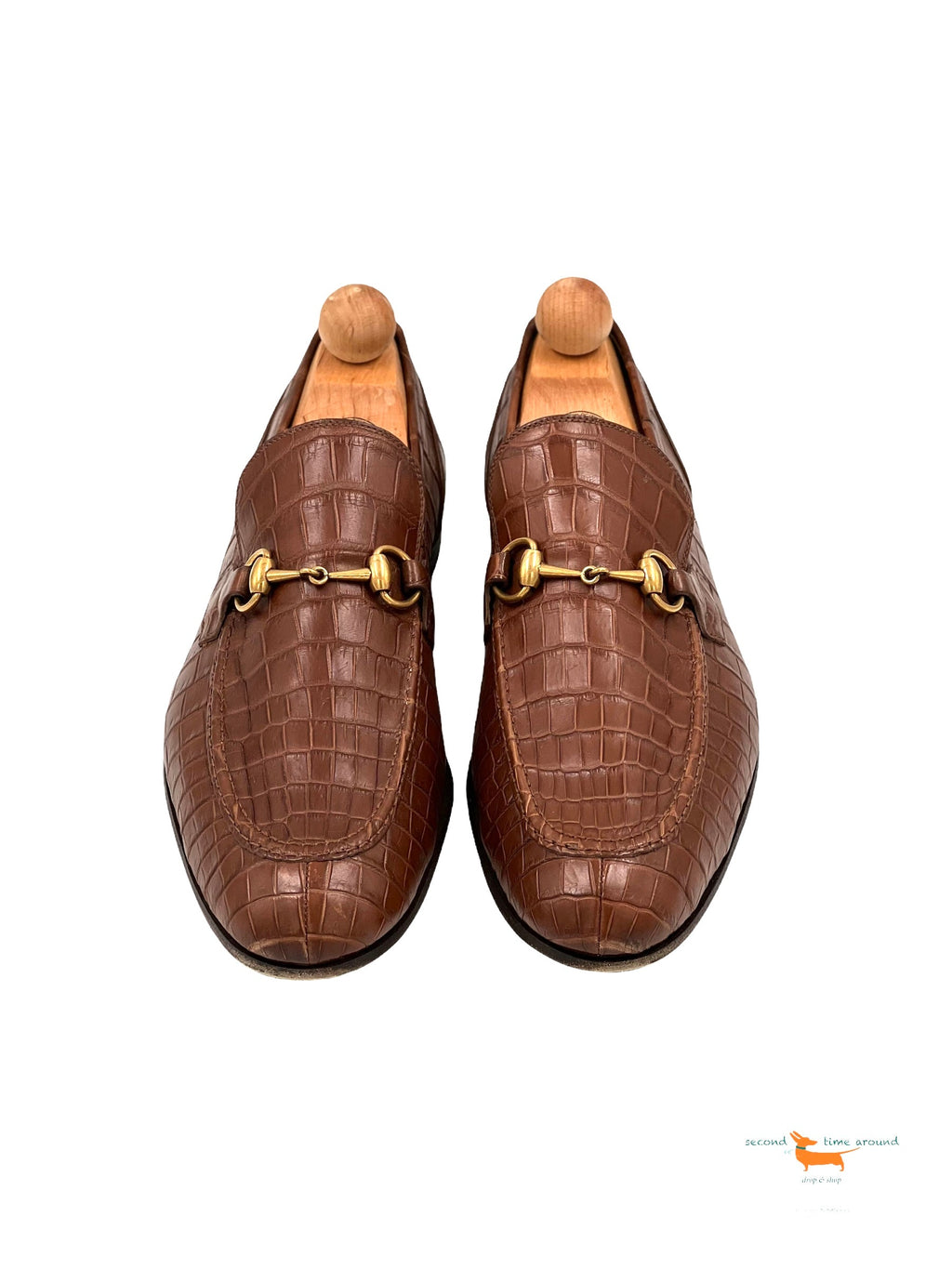 Gucci Jordaan Crocodile Loafer