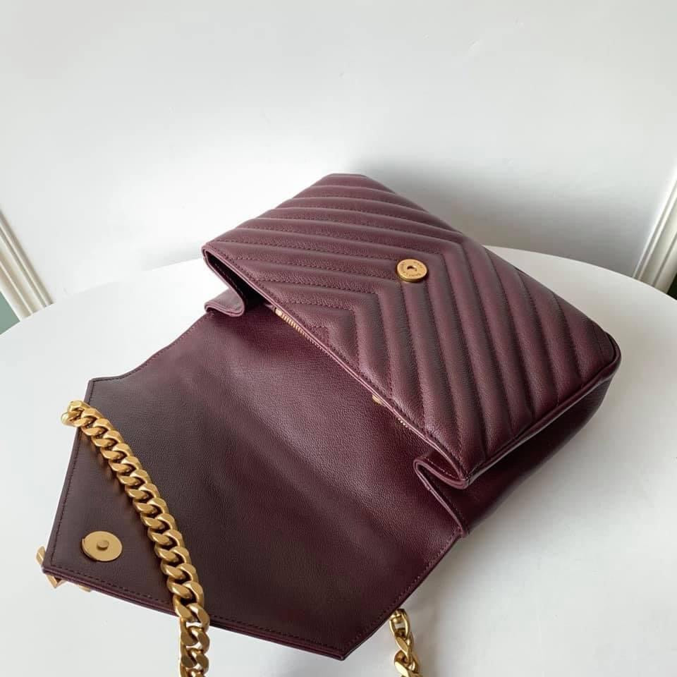 YSL College Medium Quilted leather Bag