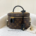 LV Vanity PM in Monogram Canvas, Black Calfskin Trim and GHW