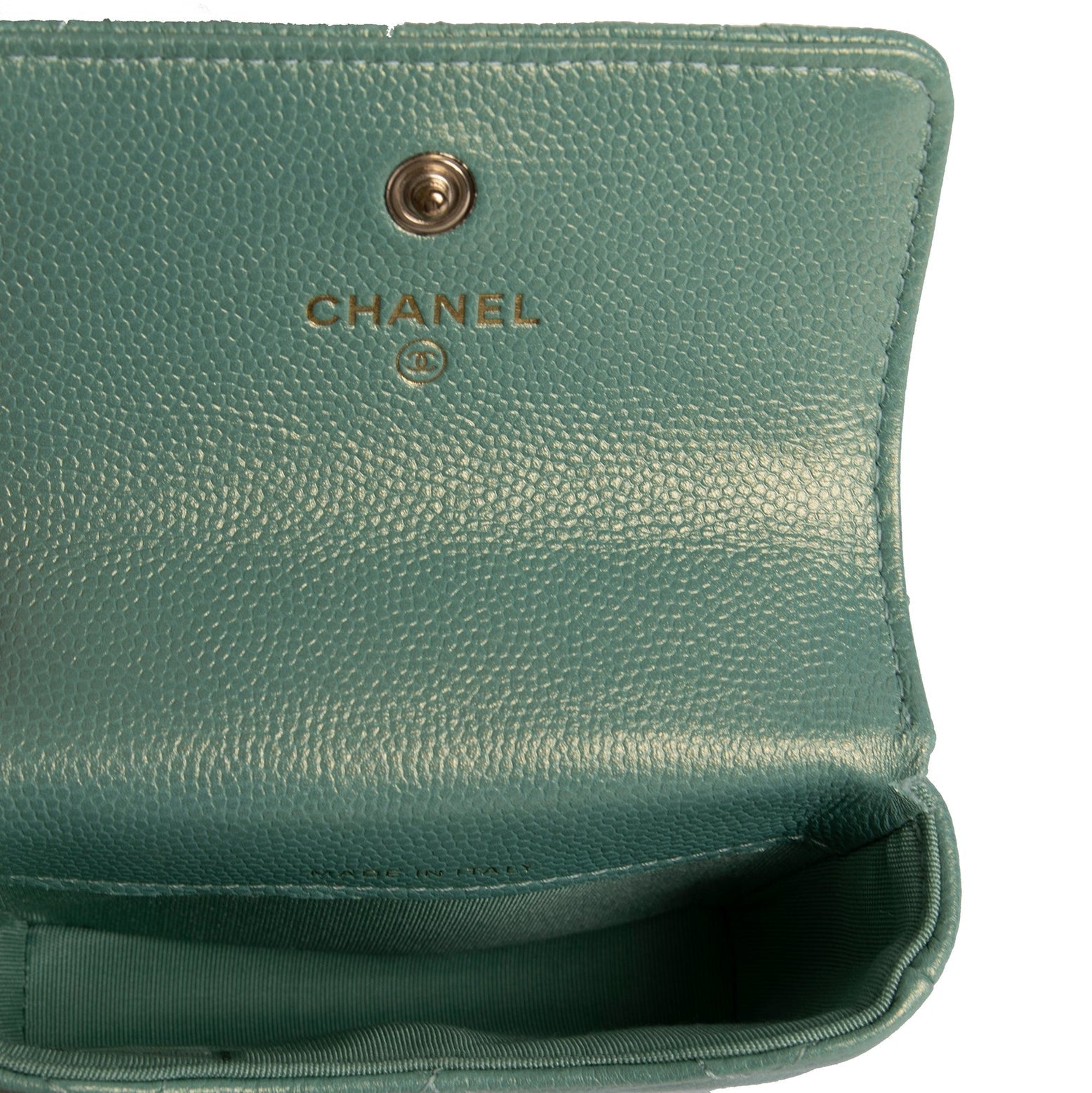 CHANEL 2021 CC Pearl Coin Purse with Chain